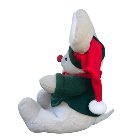 Mouse Rat Rodent Plush Commonwealth Christmas Holiday Fleece Scarf Coat 22” Inch - Picture 2 of 8